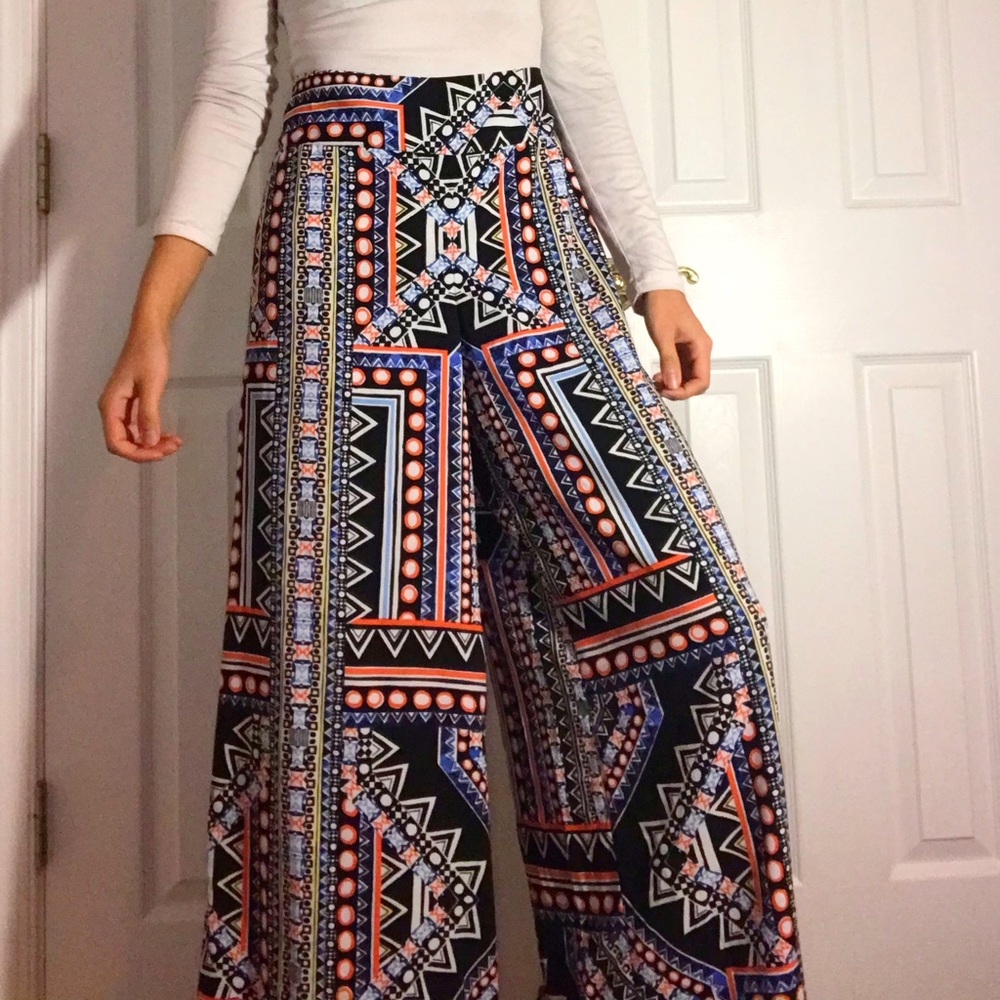 Colorful palazzo pants